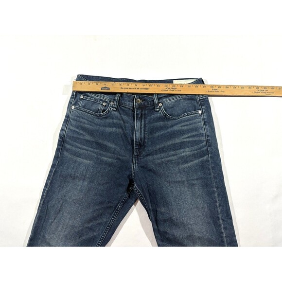 Rag & Bone Mens Blue Denim Dark Wash Jeans Cotton Fit 2 Slim Leg Pants Sz 34x32 - Picture 3 of 12